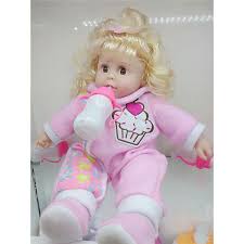 Feeder Doll with battery operated feeder