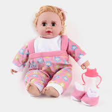 Feeder Doll with battery operated feeder