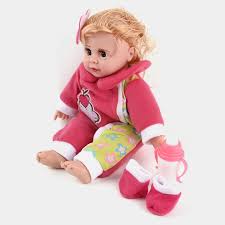 Feeder Doll with battery operated feeder